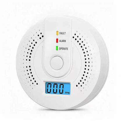 Carbon Monoxide Detector | Reliable Alarm Sensor with LCD Display for Home Safety