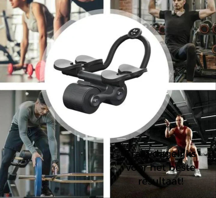 Abdominal Muscle Training Device | Ergonomic, 360° Movement & Convenient Phone Holder for Total-Body Workouts at Home