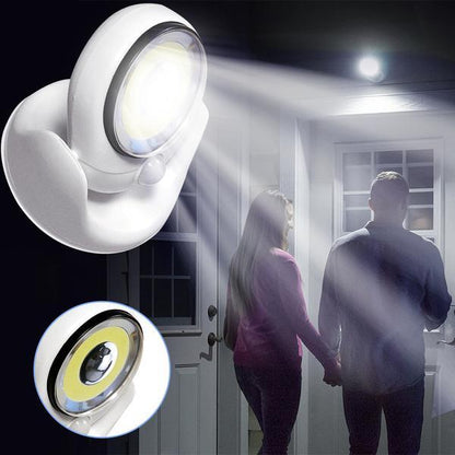 Battery Operated Outdoor Security Light with Motion Sensor – Waterproof LED Light for Garden & Driveway | 450 Lumens