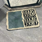 Small Bathroom Rug – Colourful Retro Bath Mat for Stylish Bathrooms