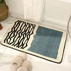 Small Bathroom Rug – Colourful Retro Bath Mat for Stylish Bathrooms