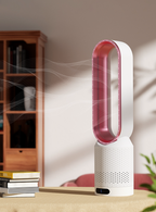 Bladeless Air Cooler & Purifier – 3-in-1 Tower Fan with 8-Speed Cooling | Quiet, Portable Fan for Bedroom & Home Office UK