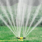 Garden Water Sprinkler – AquaFlow 360° Rotating Lawn Sprinkler for Even Grass & Garden Irrigation