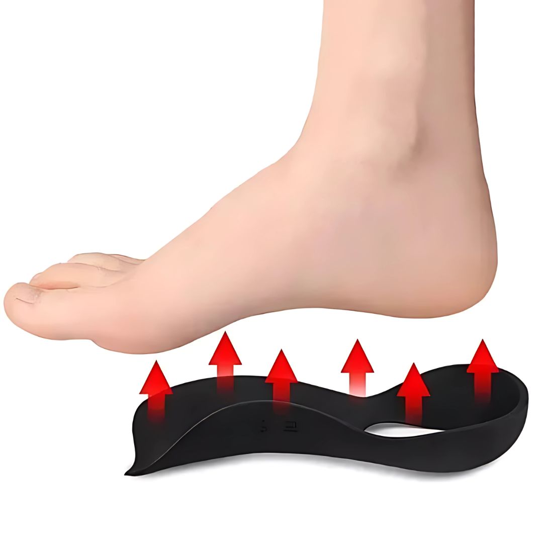 Arch Support Shoe Inserts for Flat Feet – Insoles for Plantar Fasciitis, Foot Cushioning & Arch Relief