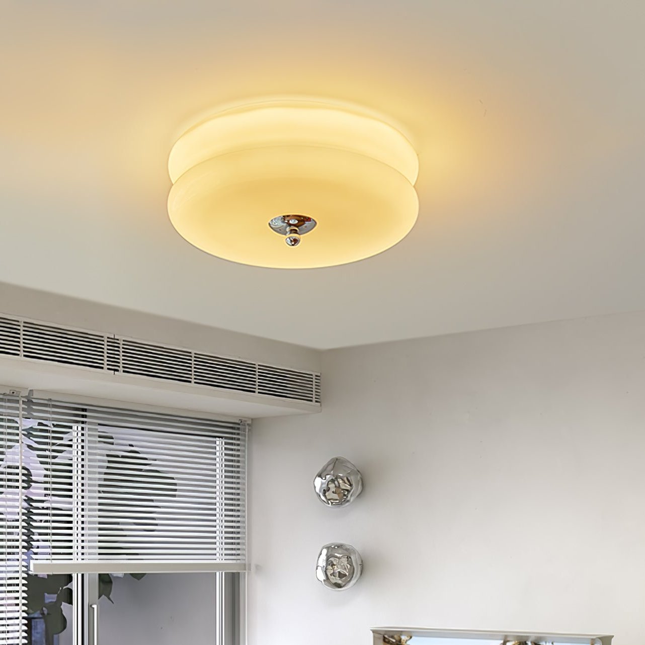 LED Art Deco Vintage Ceiling Light Fixture - Antique Style for Living Room & Dining Room Lighting