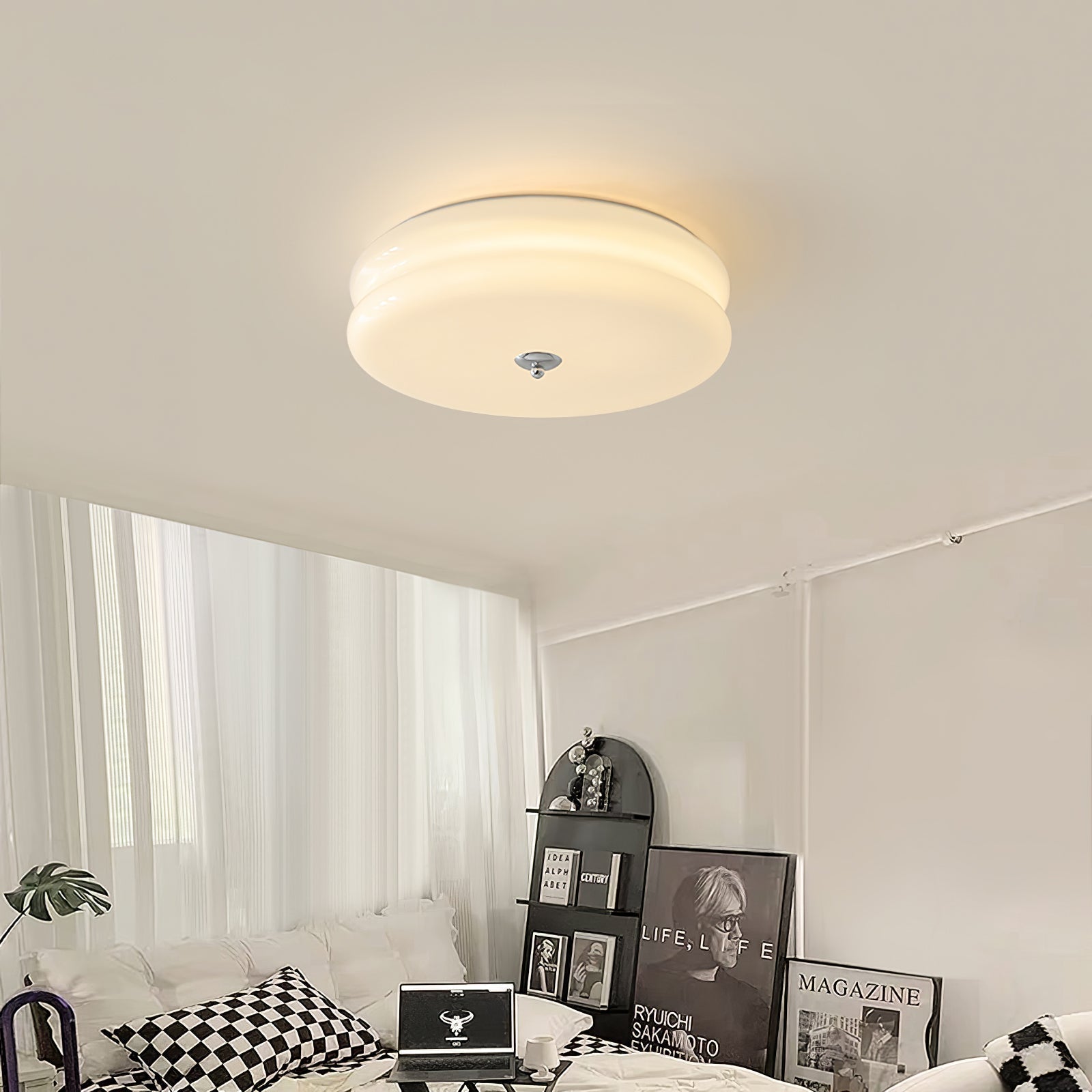 LED Art Deco Vintage Ceiling Light Fixture - Antique Style for Living Room & Dining Room Lighting
