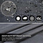 Round Waterproof Garden Furniture Cover | Heavy-Duty, UV-Resistant & Adjustable for Outdoor Tables and Chairs