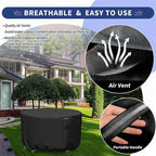 Round Waterproof Garden Furniture Cover | Heavy-Duty, UV-Resistant & Adjustable for Outdoor Tables and Chairs
