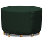 Round Waterproof Garden Furniture Cover | Heavy-Duty, UV-Resistant & Adjustable for Outdoor Tables and Chairs