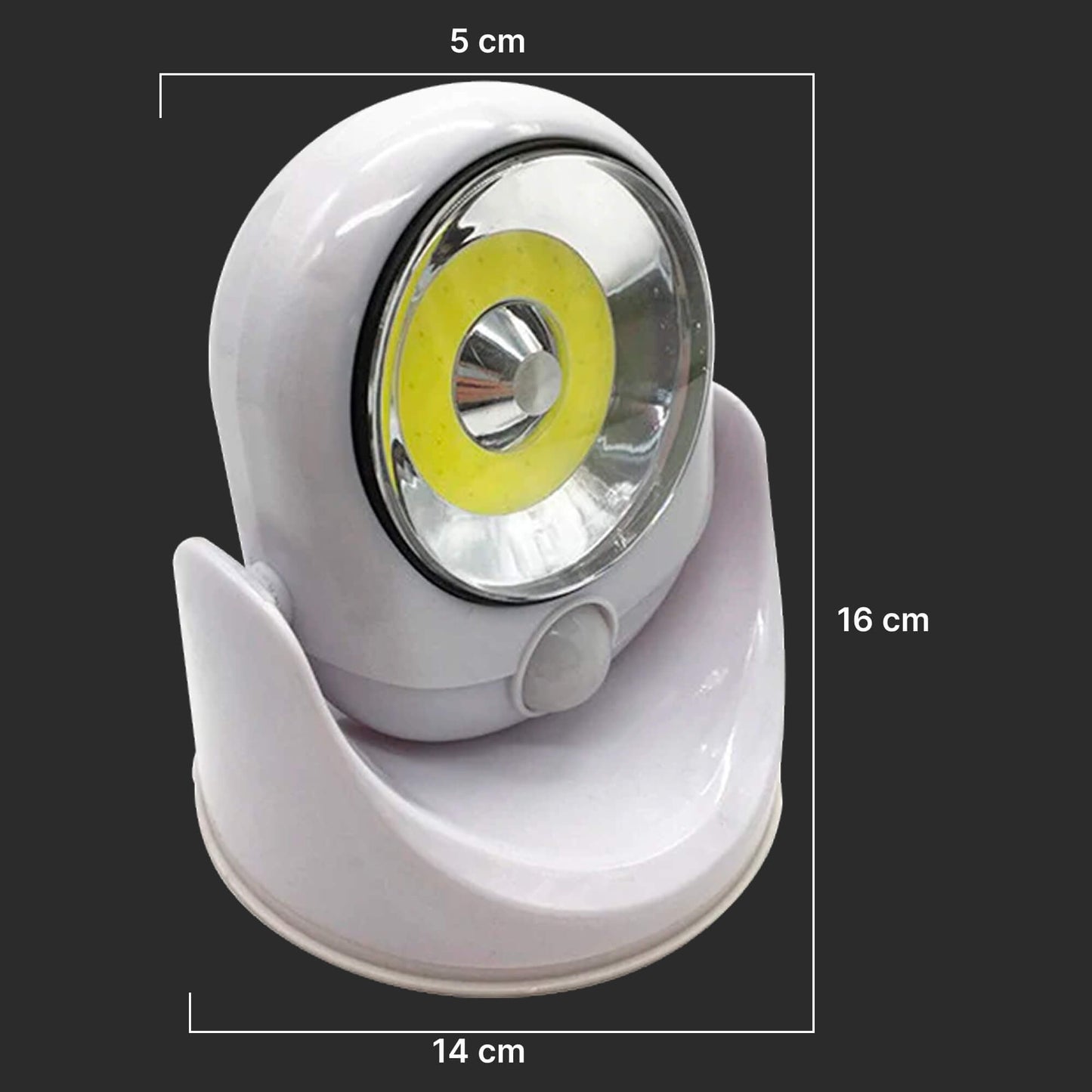 Battery Operated Outdoor Security Light with Motion Sensor – Waterproof LED Light for Garden & Driveway | 450 Lumens