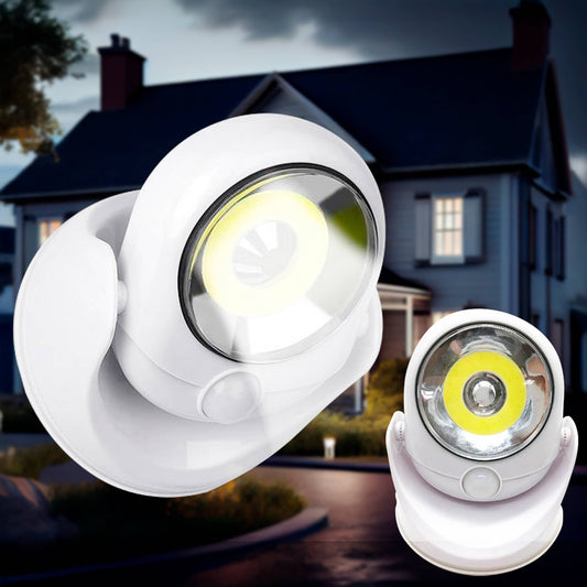 Battery Operated Outdoor Security Light with Motion Sensor – Waterproof LED Light for Garden & Driveway | 450 Lumens