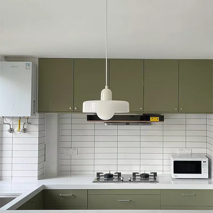 Colored Glass Bauhaus Pendant Light Fixture for Modern Home Decor & Dining Spaces