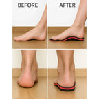 High Arch Support Insoles for Plantar Fasciitis | Firm, Resilient Design for Plantar Fasciitis, Flat Feet & Foot Alignment Issues