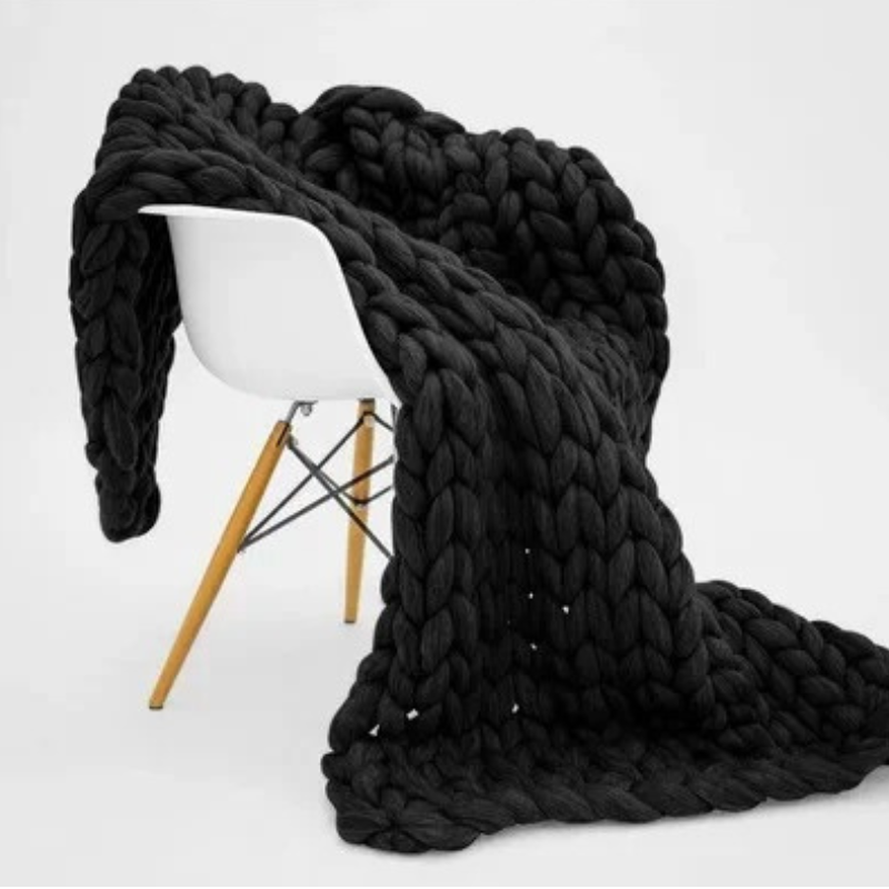Weighted Organic Cotton Blanket | Breathable, Machine Washable & Ideal for Year-Round Comfort
