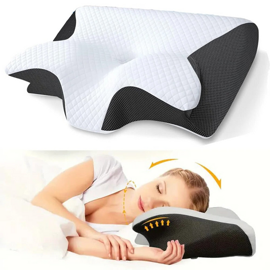 Butterfly Neck Support Memory Pillow | Ergonomic, Hypoallergenic & Ideal for All Sleep Positions