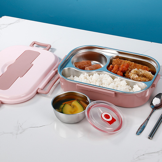 Stainless Steel Thermal Lunch Box | Odor-Resistant, Leak-Proof & Ideal for Meal Prep on the Go