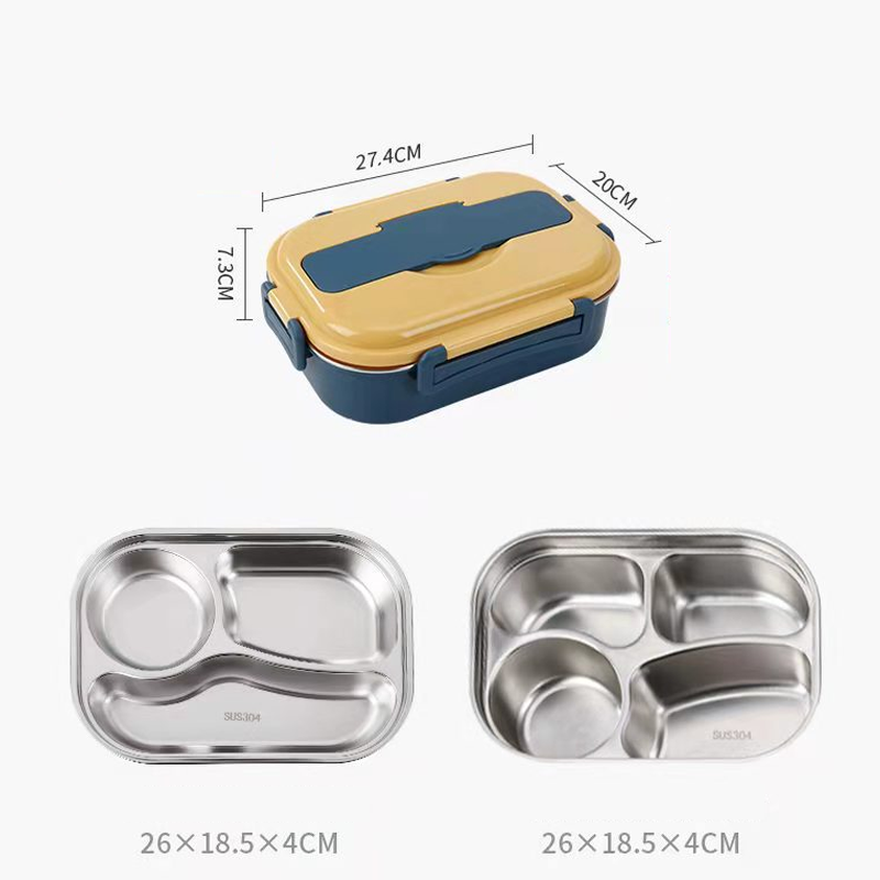 Stainless Steel Thermal Lunch Box | Odor-Resistant, Leak-Proof & Ideal for Meal Prep on the Go