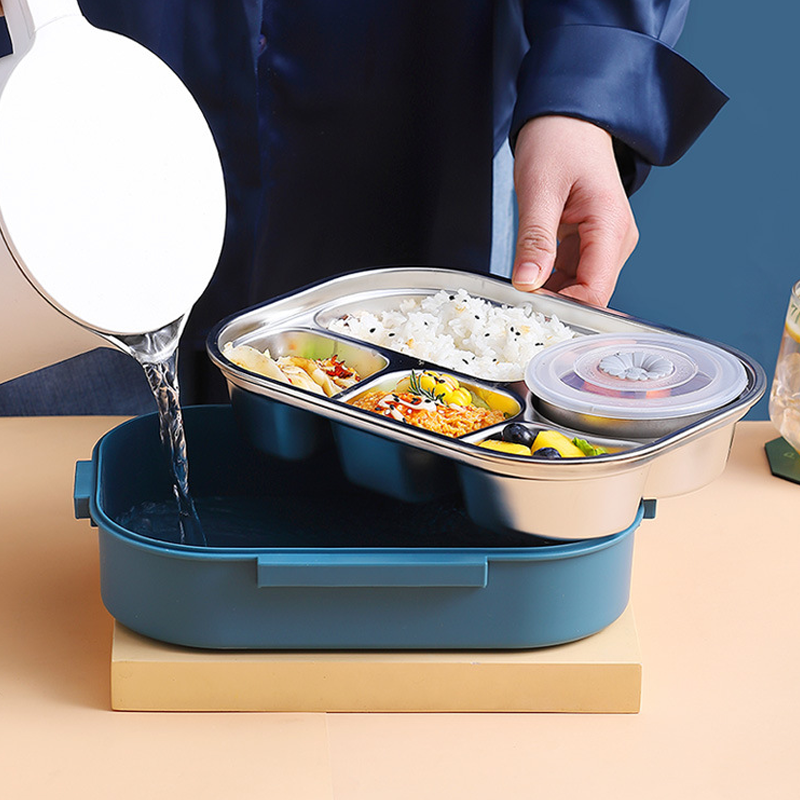 Stainless Steel Thermal Lunch Box | Odor-Resistant, Leak-Proof & Ideal for Meal Prep on the Go