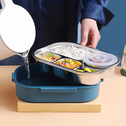 Stainless Steel Thermal Lunch Box | Odor-Resistant, Leak-Proof & Ideal for Meal Prep on the Go