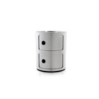 Metal Modular Storage Unit | Stackable. Durable Design with Sliding Doors for Home & Office Organization