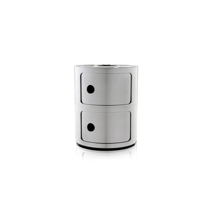 Metal Modular Storage Unit | Stackable. Durable Design with Sliding Doors for Home & Office Organization