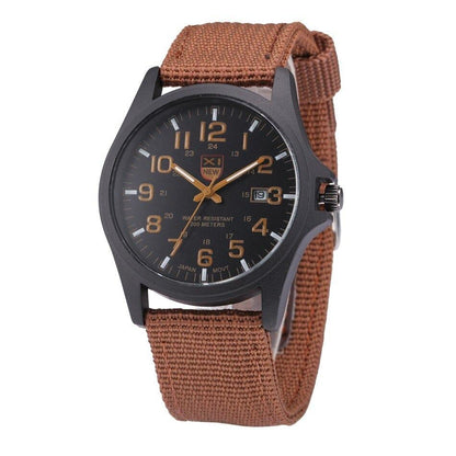 ShadowGuard™ | Luminous Military Wristwatch with Tactical Features | Waterproof, Shock Resistant, Ideal for Outdoor Adventures & Survival