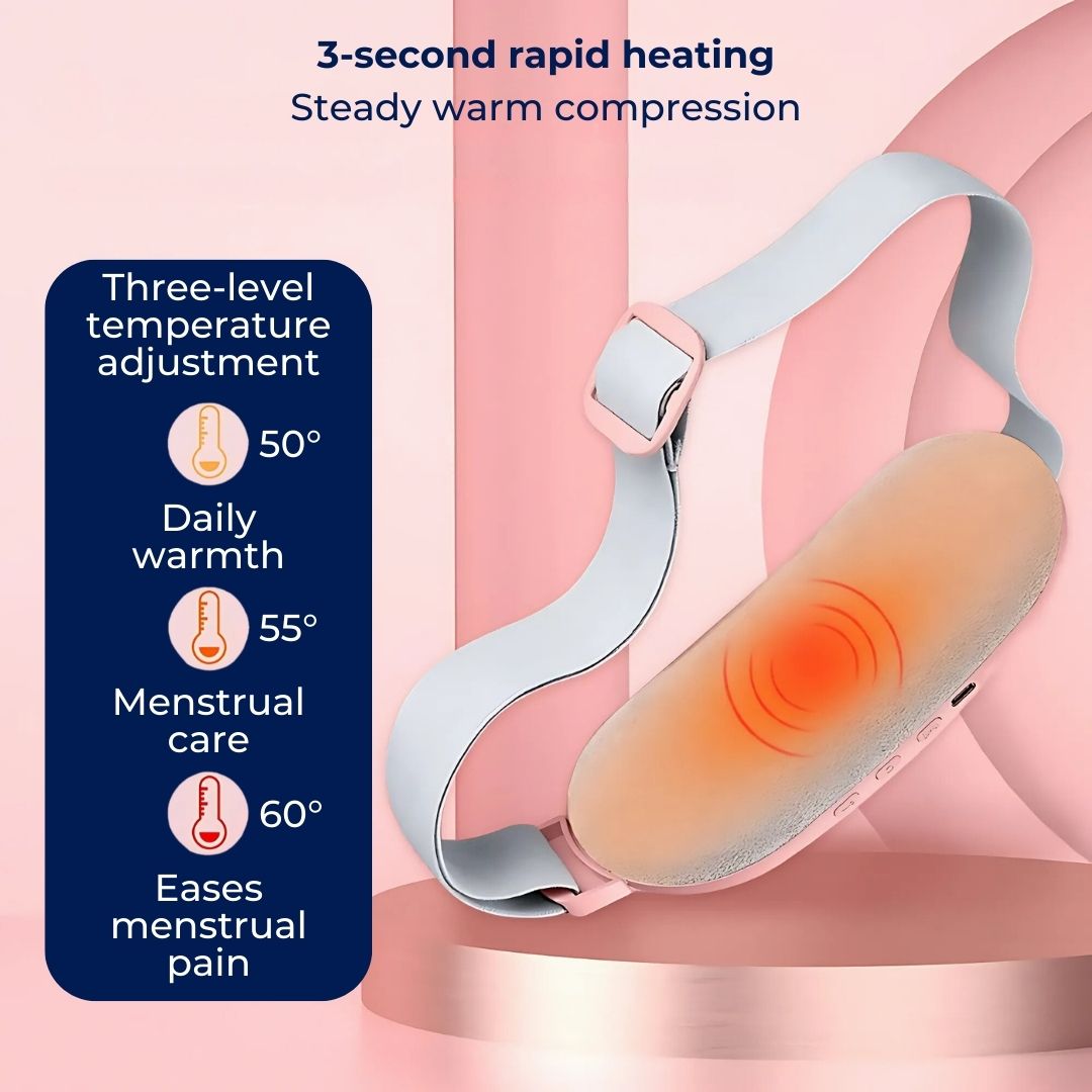 Menstrual Period Heating Pad – Heat Pack & Belt for Cramps, Pain Relief & Comfort