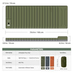 Inflatable Camping Mattress | Waterproof, Portable & Easy Inflation for Outdoor Adventures