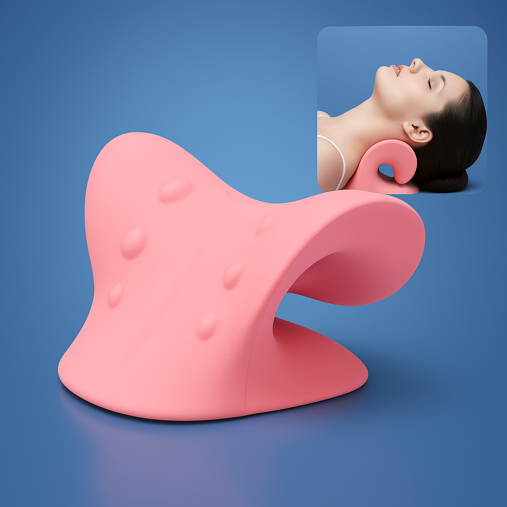 Neck Support Collar for Sleeping – Ergonomic Neck Rest Pillow for Posture, Stress Relief & Better Sleep