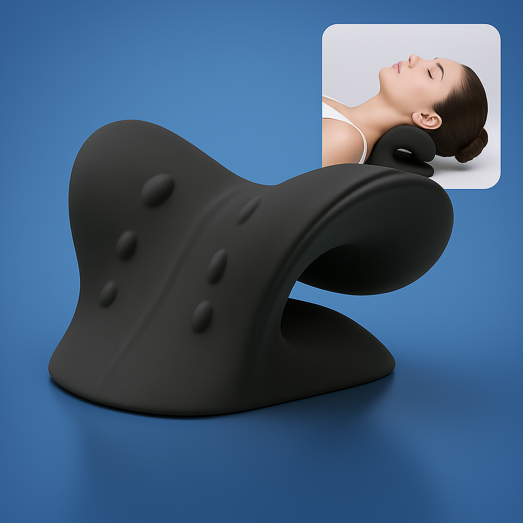 Neck Support Collar for Sleeping – Ergonomic Neck Rest Pillow for Posture, Stress Relief & Better Sleep