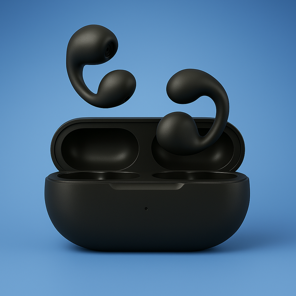 Running Bone Conduction Headphones – Open-Ear Wireless Sweatproof Headset for Gym & Outdoor Use