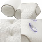 SoakUp Bath Pillows UK – Neck & Head Support Cushion – Non-Slip – Soft & Comfortable – Fits All Bathtubs – Enhances Relaxation
