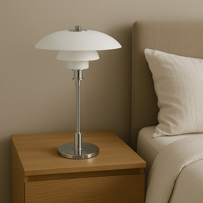 Danish Designer Table Lamp | LED. Dimmable & Ideal for Bedroom. Living Room or Reading Nook