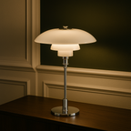 Danish Designer Table Lamp | LED. Dimmable & Ideal for Bedroom. Living Room or Reading Nook