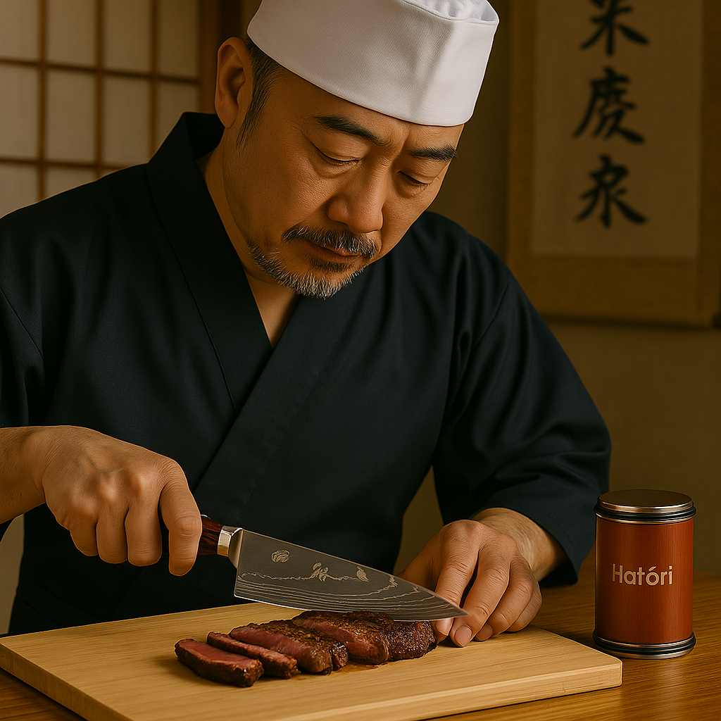 Damascus Steel Chef's Knife | 20 cm Blade, Ergonomic Resin Handle & Ideal for Home Cooking