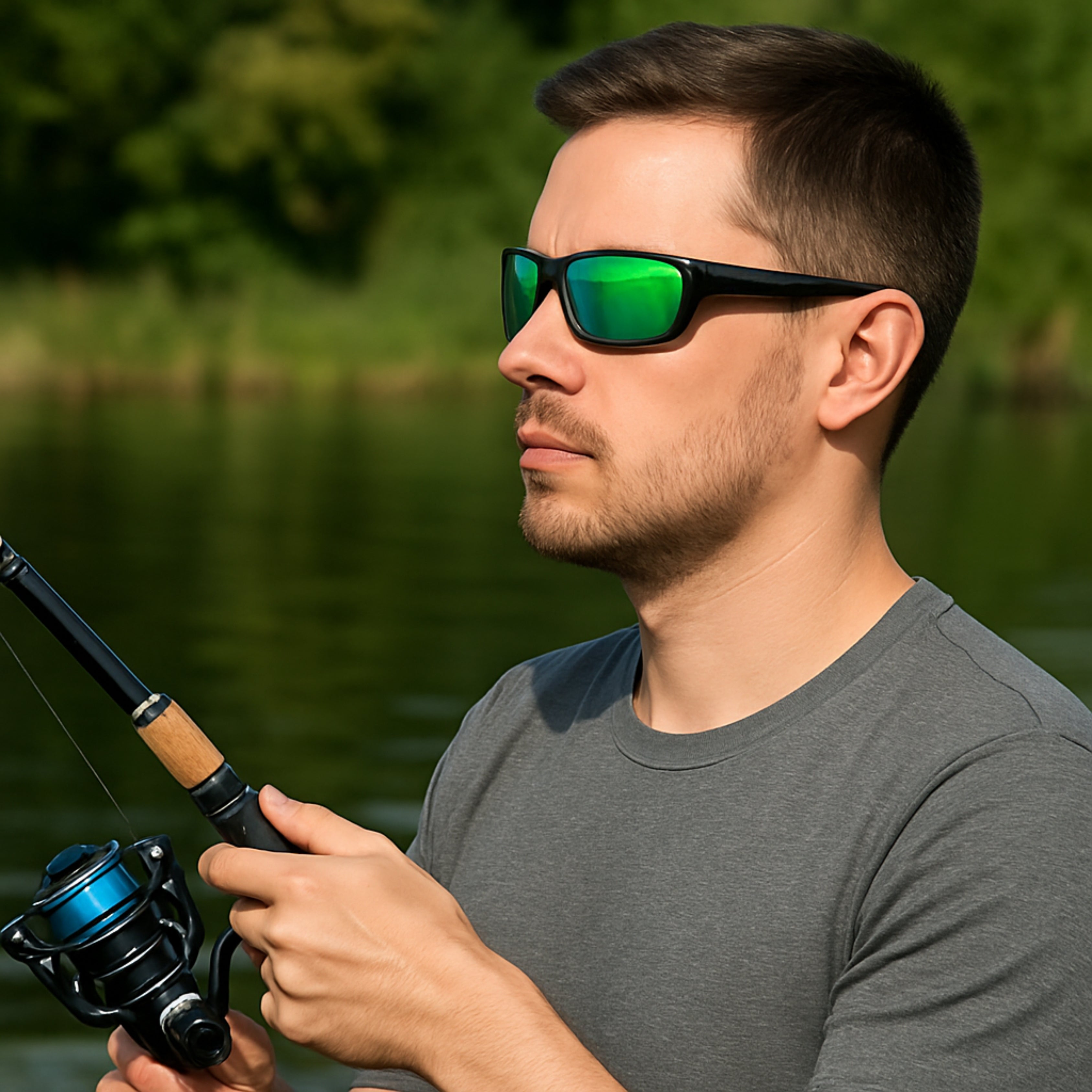 Sunglasses for Driving & Outdoor Sports – Anti-Glare Lens for Road, Fishing & Cycling