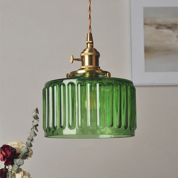 Vintage Crystal Pendant Light Fixture for Dining Room & Living Room Decor