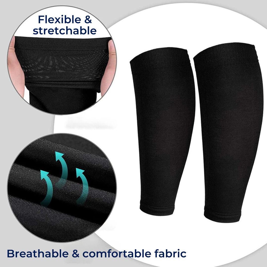 Edema Support Stockings – Soft Calf Compression Socks 20-30 mmHg for Swollen Legs, Circulation & Recovery