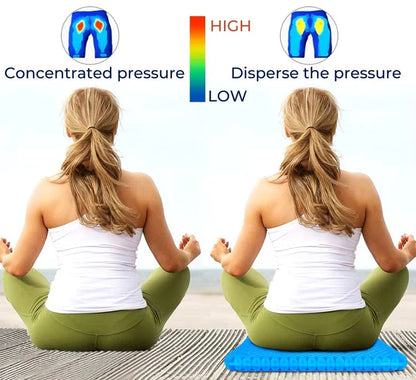 Cooling Gel Seat Cushion | Breathable, Flexible & Pain Relief for Office Chairs, Cars, and Home Use