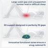 Image of Ergonomic Lumbar Support Cushion for Lower Back Pain Relief - Ideal for Office, Driving, and Home Use