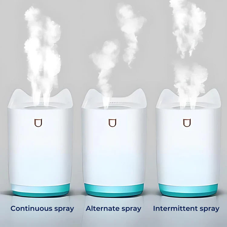 Small Ultrasonic Humidifier for Home – Relief for Blocked Nose, Bedroom Use, Quiet & Affordable