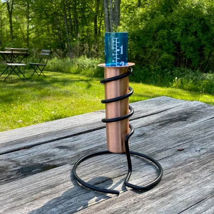Copper Rain Gauge | Durable, Floating Design for Home Garden & Lawn Water Measurement