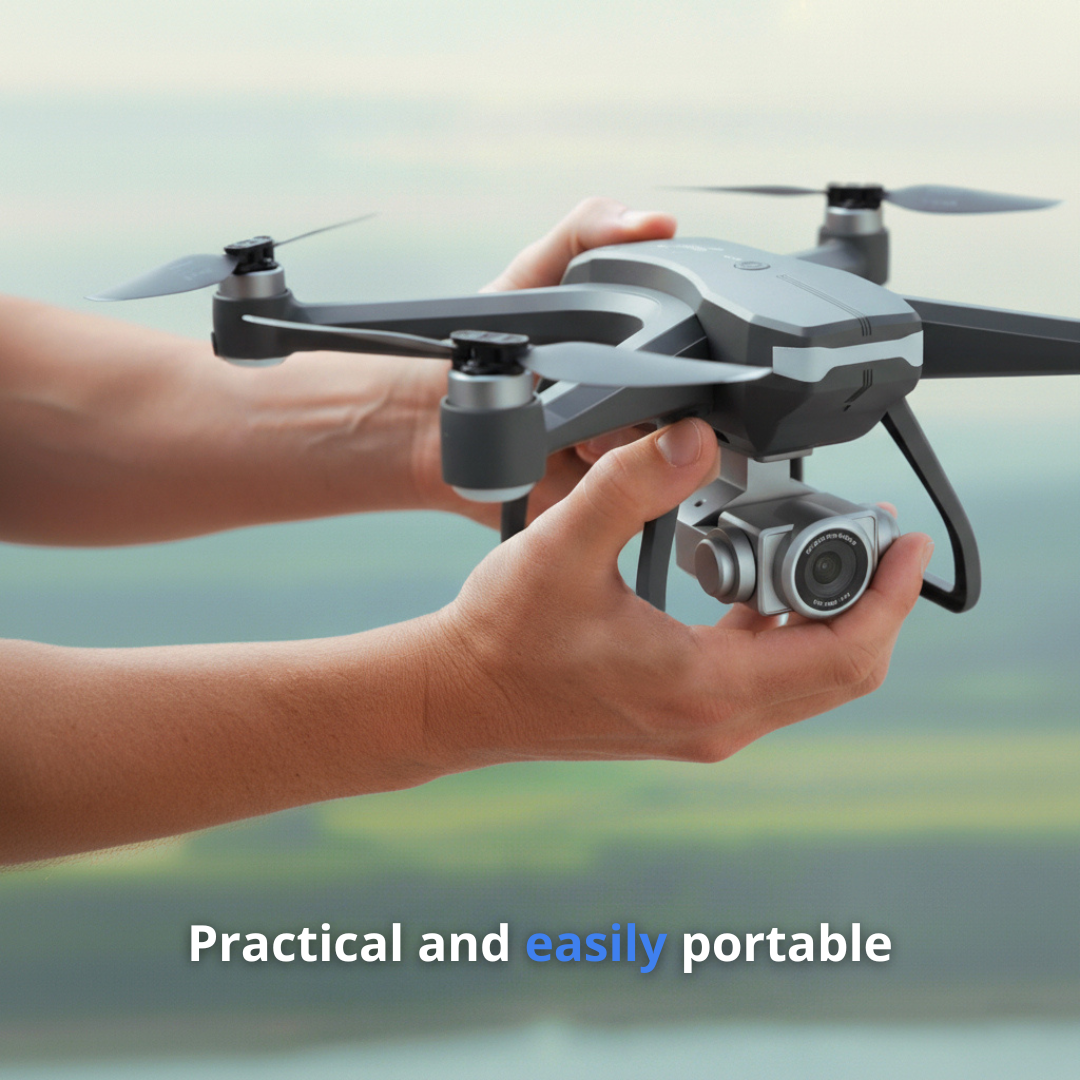 6K HD Professional Drone For Videography With Remote Control