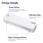 Portable Thermal Printer for Convenient Mobile Printing | No Ink Needed