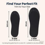 Rechargeable Heated Insoles for Shoes & Boots – USB Electric Foot Warmers for Daily Comfort & Circulation Relief – Best Heated Insoles UK