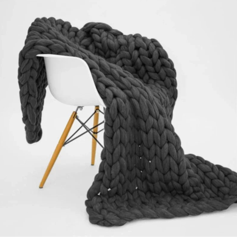Weighted Organic Cotton Blanket | Breathable, Machine Washable & Ideal for Year-Round Comfort