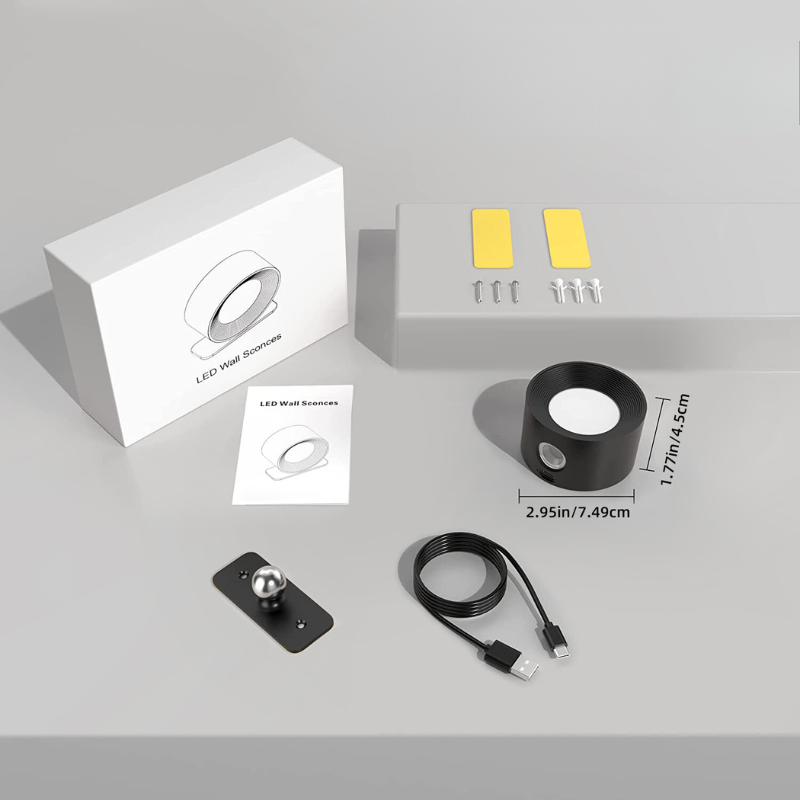 TouchGlow Touch-Activated Mood Light | Adjustable Brightness & Three Color Temperatures for Personalized Ambiance