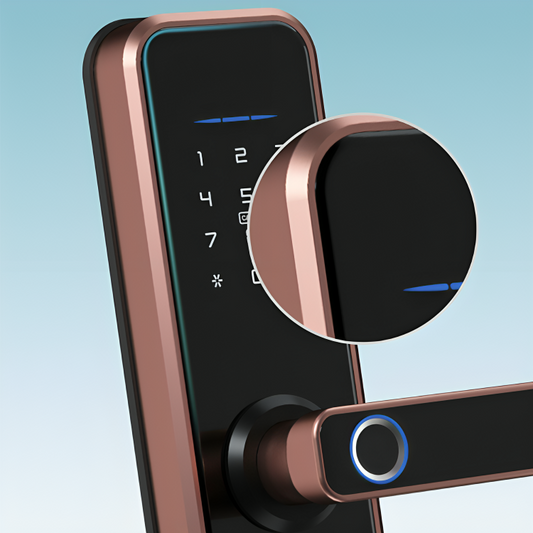 MysticGuard™ | Keyless Smart Door Lock with Biometric Access | Secure Entry for Home & Office