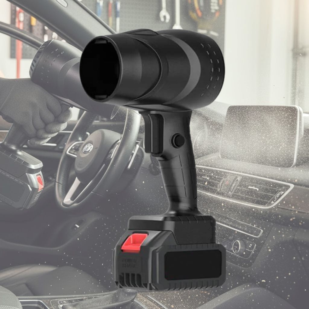 High-Pressure Cordless Air Blower | Adjustable Speed, Lightweight & Ideal for Car, Home & Garden Cleaning