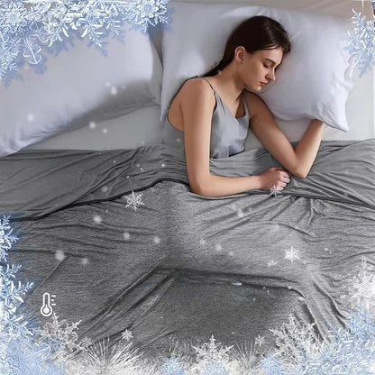 The Cold Blanket – Lightweight Summer Throw That Keeps You Cool, Dry & Rested All Night | Best Blanket for Hot Sleepers & Night Sweats